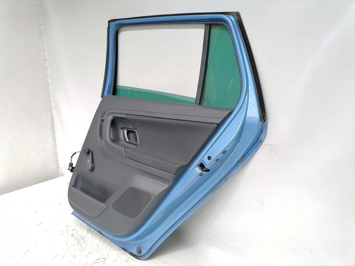 Skoda Fabia 2 5J original Tür hinten rechts LQ5X Hellblaumetallic Combi Bj.2014